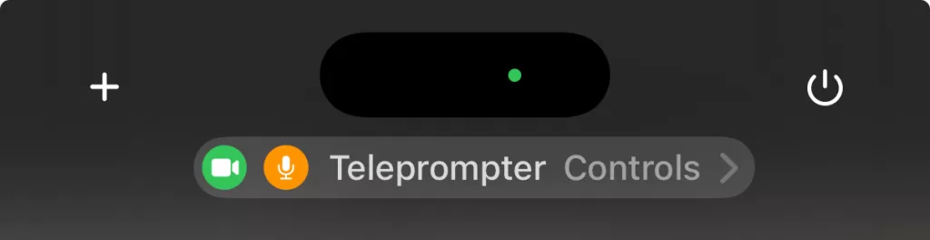 controlos de teleprompter