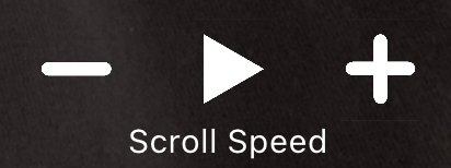 manual teleprompter script scroll speed